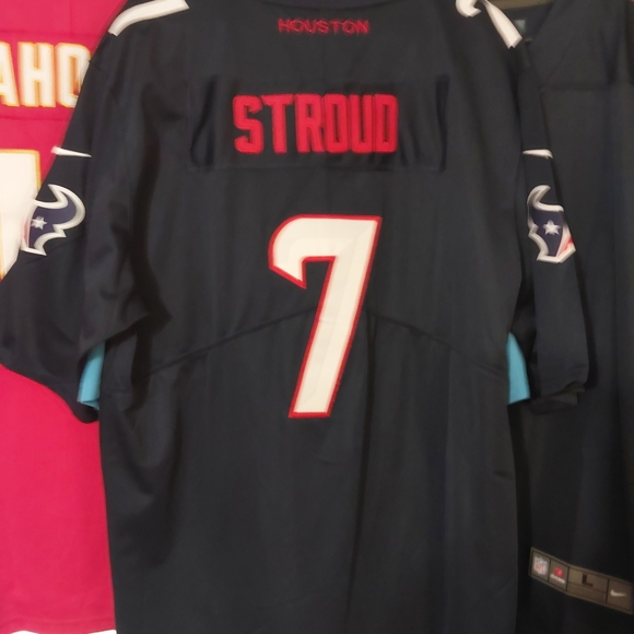 H-Town Blue and Red Men's Jersey - Picture 14 of 16